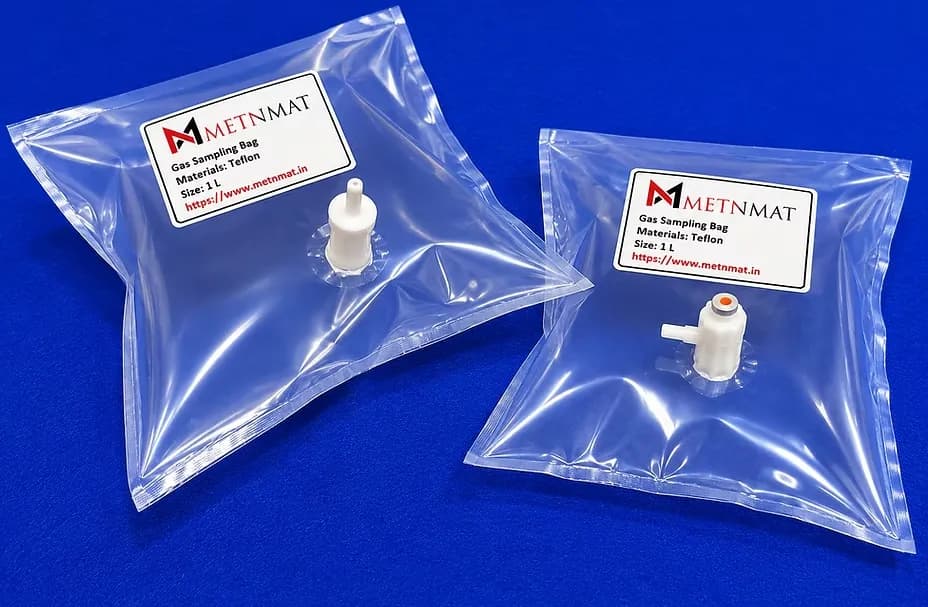 Gas Sampling Bag 1 Litre with PTFE Valve — image 2